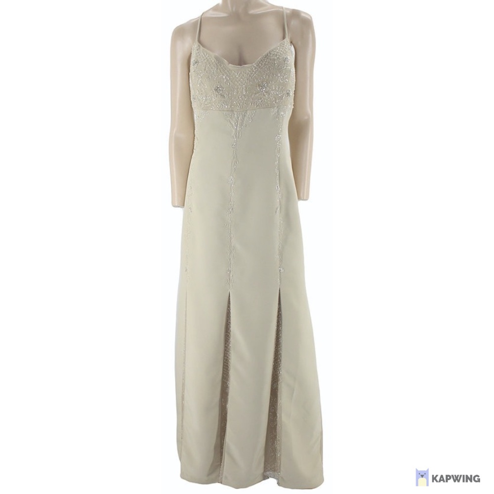 Stunning Crepe & Chiffon Gown